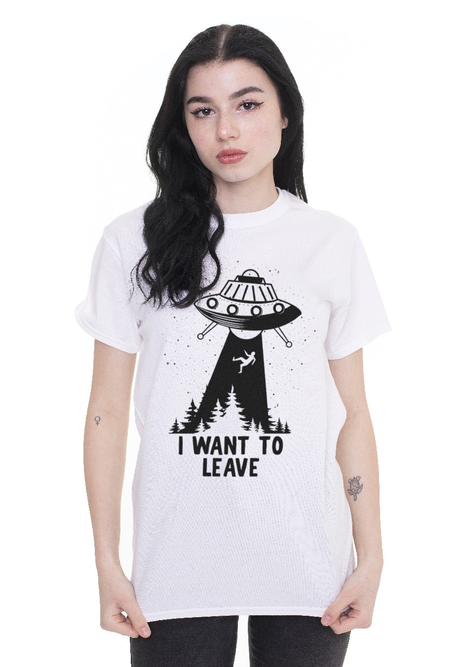 Dancitee - I Want To Leave Reflective White - T-Shirt | Men-Image