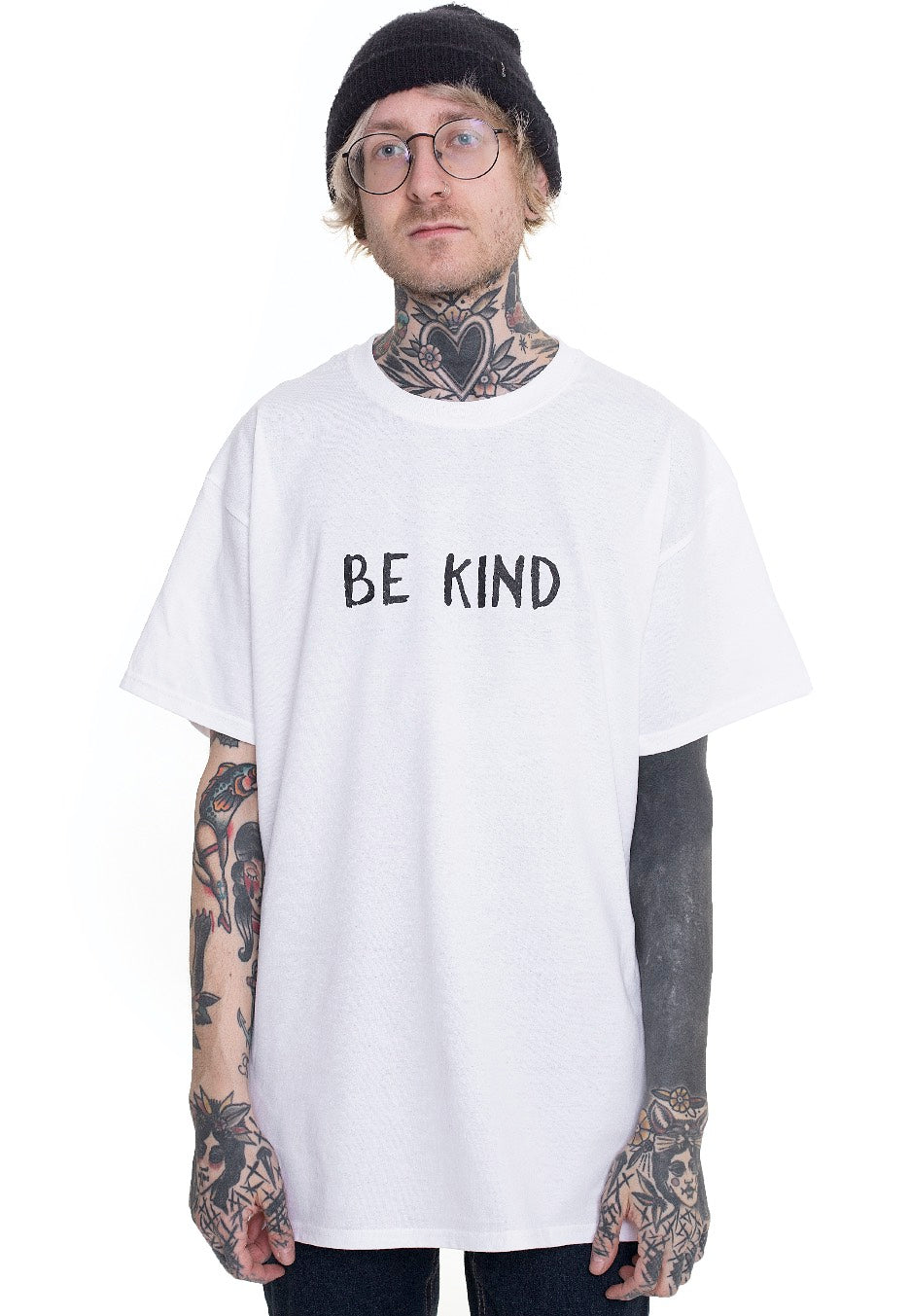Dancitee - Be Kind White - T-Shirt | Men-Image