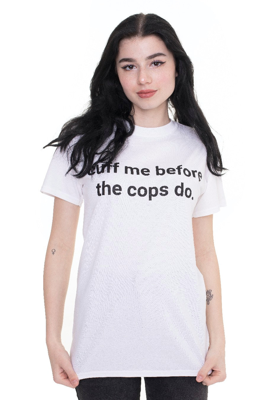 Dancitee - Cuff Me White - T-Shirt | Men-Image