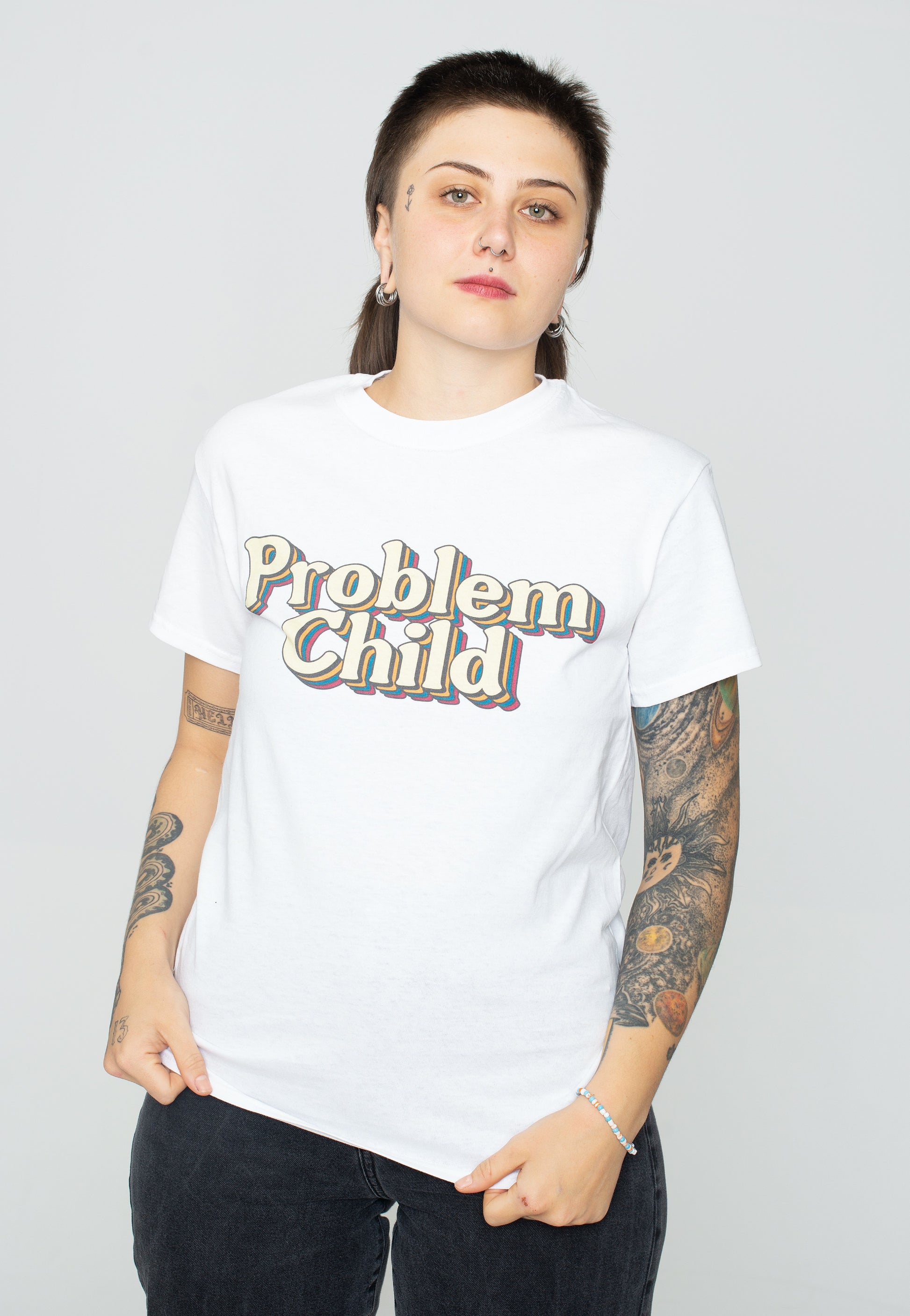 Dancitee - Problem Child White - T-Shirt | Men-Image
