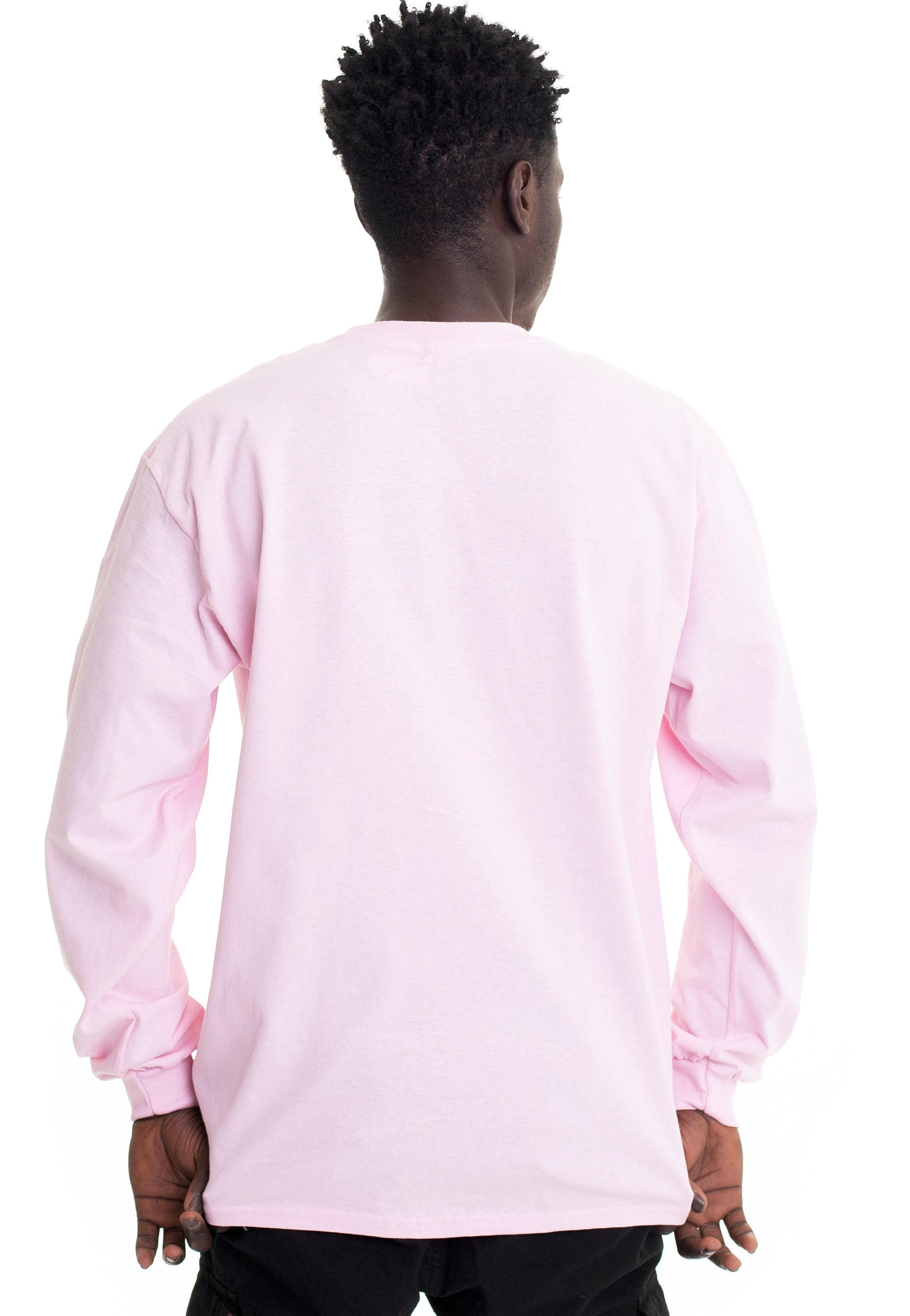 Dancitee - Sad Smiley Pink - Longsleeve | Men-Image